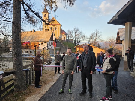 ŽUPAN ODPRL NOVO CESTO NA SV. MOHORJU